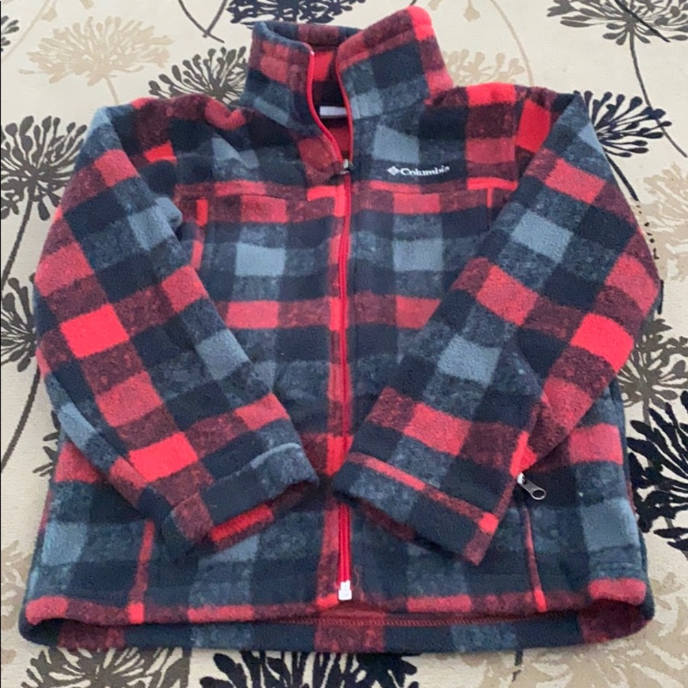 Boys small (8) Columbia zip up fleece